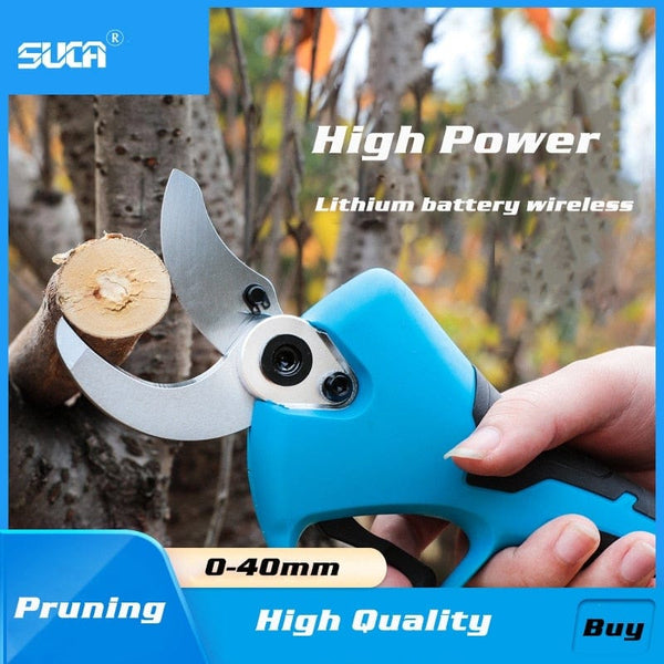 Planet Gates 21V Cordless Pruner Lithium-ion Pruning Shear Efficient scissors Bonsai Electric Tree Branches garden tools electric SC-8605