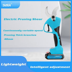 Planet Gates 21V Cordless Pruner Lithium-ion Pruning Shear Efficient scissors Bonsai Electric Tree Branches garden tools electric SC-8605