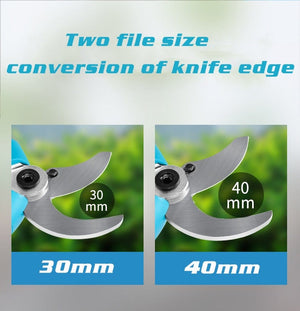 Planet Gates 21V Cordless Pruner Lithium-ion Pruning Shear Efficient scissors Bonsai Electric Tree Branches garden tools electric SC-8605