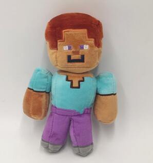 24 Styles Minecrafted Stuffed Plush Toys Doll Zombie Bat Squid Mooshroom Enderman Ocelot Pig Baby Sheep Kids Birthday Gift Toys