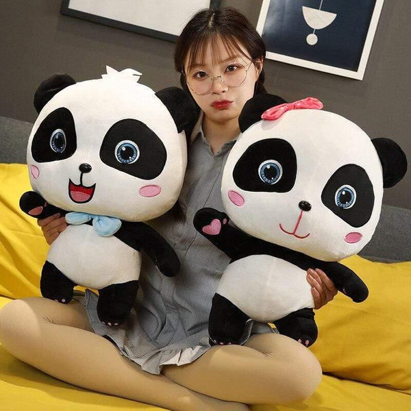 22/30/50cm BabyBus Cute Panda Plush Toys Hobbies Cartoon Animal Stuffed Toy Dolls for Children Boys Baby Birthday Christmas Gift