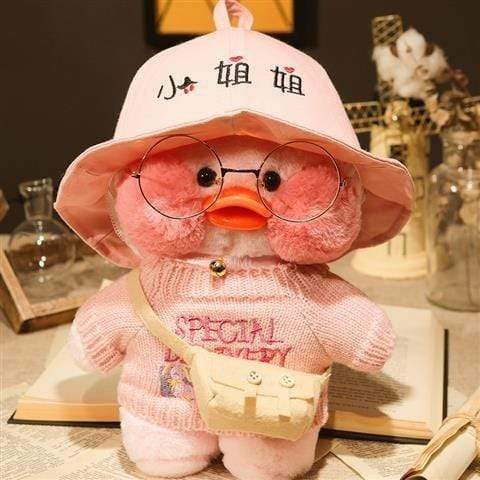 Planet Gates 22 30cm Pink Lalafanfan Kawaii Coffee Mimi Yellow Duck Cute Plush Toy Stuffed Soft Animal Doll Doll Children Kawaii Plush Toy Doll
