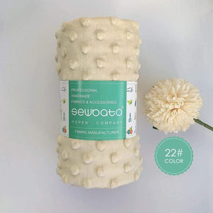 Planet Gates 22 / 70x100cm 70x100cm Minky Fabric For Sewing 30 Colors Super Soft Minky Dot Plush Fabric Eco-Friendly Polyester Handwork Fabric