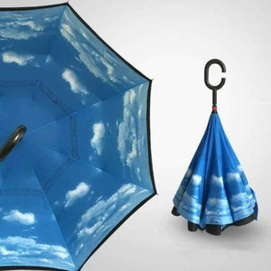 Planet Gates 22 Design Double Layer Inverted Umbrella Self Stand Umbrella Rain Reverse Car Umbrellas Drop Shipping