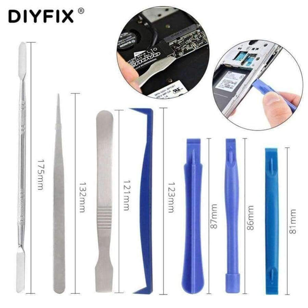 Planet Gates 22 in 1 Opening Tools Metal Pry Bar Screwdriver Smartphone Disassemble Repair Tools Kit for iPhone Samsung Hand Tools Set
