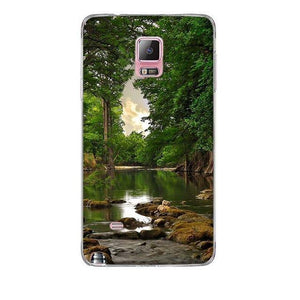 Planet Gates 22 Phone Case For Samsung Galaxy Note 4 Case Cover Silicone Soft TPU 3D Pattern Cover For Samsung Galaxy Note4 Cover Funda Capa