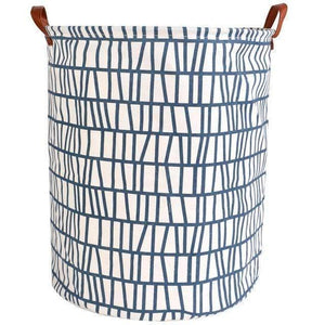 Foldable Closure Laundry Basket Large Capacity Bag Bins Kids Toy Buckets Clothes Organizer Storage Hamper Cotton Linen