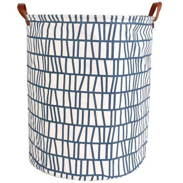Foldable Closure Laundry Basket Large Capacity Bag Bins Kids Toy Buckets Clothes Organizer Storage Hamper Cotton Linen