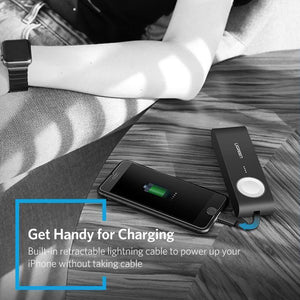 Planet Gates 2200mAh Black Ugreen Wireless Charger Power Bank 4400mAh for Apple Watch 4/3/2 iPhone X 8 External Battery Charger for Mobile Phones Poverbank