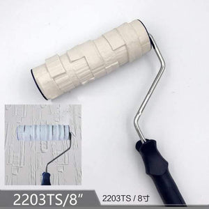 Brick Pattern Paint Roller Household Wall Decoration Brush Diy Tool Art Paint Texture Rolling Flower Roll