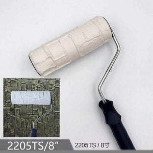 Brick Pattern Paint Roller Household Wall Decoration Brush Diy Tool Art Paint Texture Rolling Flower Roll