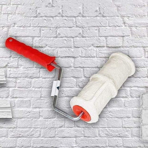 Brick Pattern Paint Roller Household Wall Decoration Brush Diy Tool Art Paint Texture Rolling Flower Roll