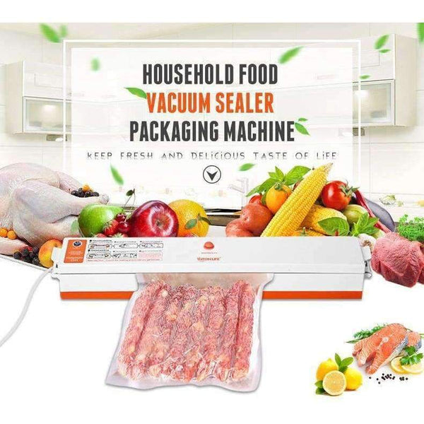 Planet Gates 220V/110V Vacuum Sealer Household Appliances Automatic Sealing Machine Vacuum Packaging Vacuum Machine & 15Pcs Vacuum Bags