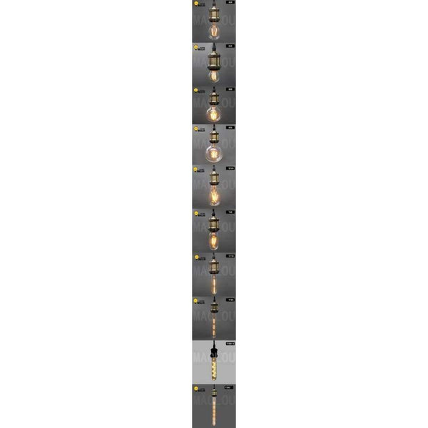 Planet Gates 220V 1W E14 MACLOU E27 E14 Antique Retro Edision Led Bulb 2W 4W 6W Vintage Led Incandescent Lamp 220v Warm White  Light Glass Filament Lamp