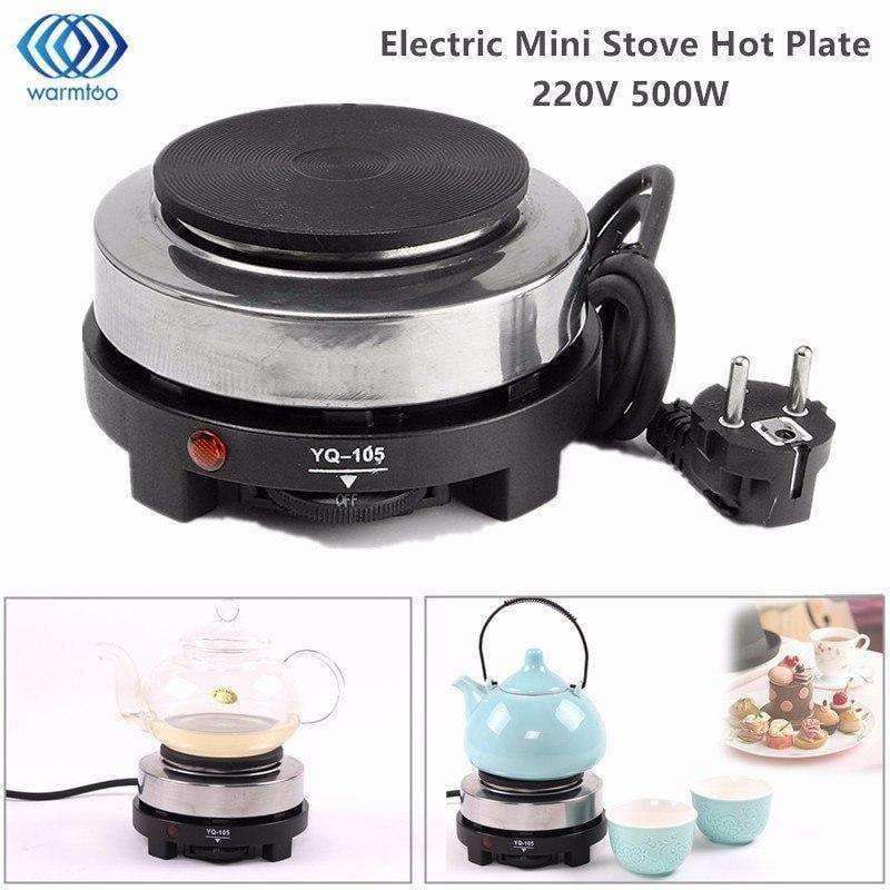Planet Gates 220V 500W Electric Stove Hot Plate Mini Cooking Plate Multifunction Coffee Tea Heater Hot  Home Appliance for Kitchen