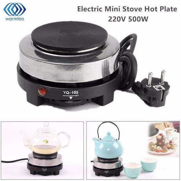 Planet Gates 220V 500W Electric Stove Hot Plate Mini Cooking Plate Multifunction Coffee Tea Heater Hot  Home Appliance for Kitchen