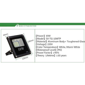 Planet Gates 220V Dimmable LED Project-light Lamp 5730/2835 High PF Waterproof IP65 IP66 Outdoor Floodlight Searchlight Advertising Lights