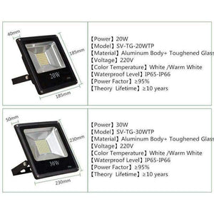 Planet Gates 220V Dimmable LED Project-light Lamp 5730/2835 High PF Waterproof IP65 IP66 Outdoor Floodlight Searchlight Advertising Lights