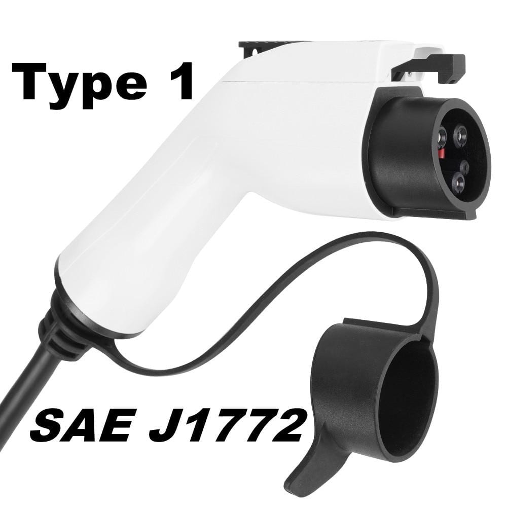 Planet Gates 220V Portable EV Charger SAE J1772 Type 1 EVSE 8A 10A 13A 16A Adjustable Current Electric Car Vehicle Charging Station IP65