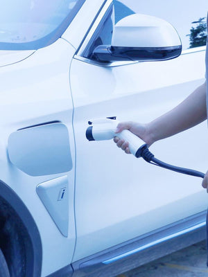 Planet Gates 220V Portable EV Charger SAE J1772 Type 1 EVSE 8A 10A 13A 16A Adjustable Current Electric Car Vehicle Charging Station IP65