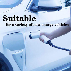 Planet Gates 220V Portable EV Charger SAE J1772 Type 1 EVSE 8A 10A 13A 16A Adjustable Current Electric Car Vehicle Charging Station IP65