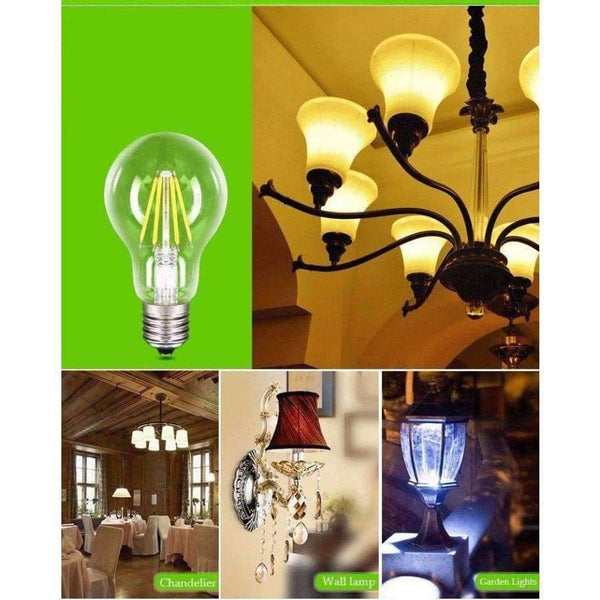 Planet Gates 220V ST64 2W E27 E27 E14 Antique Retro Edision Led Bulb 2W 4W 6W Vintage Led Incandescent Lamp 220v Warm White Candle Light Glass Filament Lamp