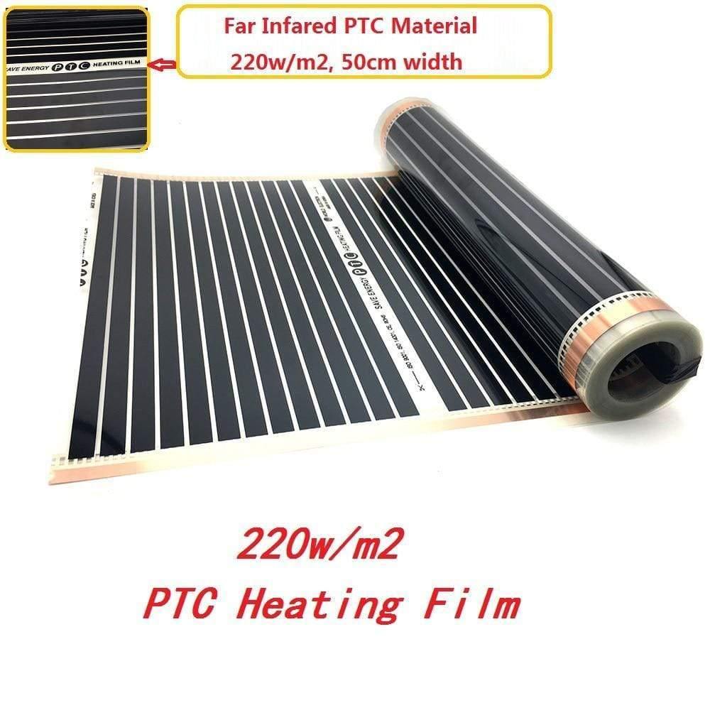 220w/m2 Far Infrared Underfloor Heating Film AC220V PTC Warm Floor Mat Made in Korea