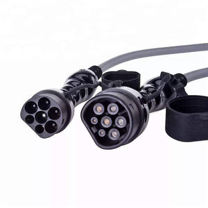 Planet Gates 22KW type 2 to type 2 EV charger for electric vehicle iec 62196 ev charging cable 32a one phase three phase evse kit