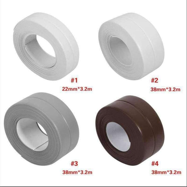 Planet Gates 22mm / white Waterproof Kitchen Bathroom Bathtub Edge Wall Sealing Tape Mould Proof Adhesive