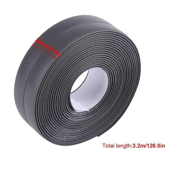 Planet Gates 22mm Width Silicone Waterproof Self Adhesive Wall Sealing Strip Tape for Bathroom Basin Kitchen Sink Tool Accessory Part 3.2M Length