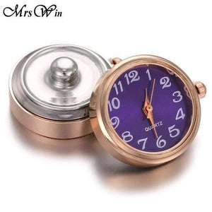 Planet Gates 23 18mm Glass Watch Snap Buttons Interchangeable Jewelry Accessory Can Move Replaceable Snap Button Jewelry for Snaps Bracelet