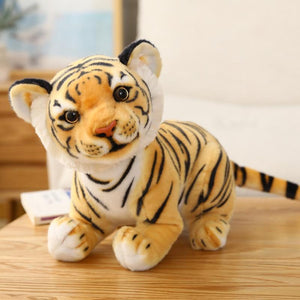 Planet Gates 23-33cm Simulation Baby Tiger Plush Toy Stuffed Soft Wild Animal Forest Tiger Pillow Dolls For Children Kids Birthday Gift
