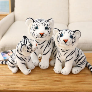Planet Gates 23-33cm Simulation Baby Tiger Plush Toy Stuffed Soft Wild Animal Forest Tiger Pillow Dolls For Children Kids Birthday Gift