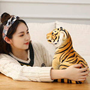Planet Gates 23-33cm Simulation Baby Tiger Plush Toy Stuffed Soft Wild Animal Forest Tiger Pillow Dolls For Children Kids Birthday Gift