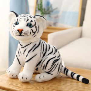 Planet Gates 23-33cm Simulation Baby Tiger Plush Toy Stuffed Soft Wild Animal Forest Tiger Pillow Dolls For Children Kids Birthday Gift