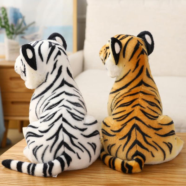Planet Gates 23-33cm Simulation Baby Tiger Plush Toy Stuffed Soft Wild Animal Forest Tiger Pillow Dolls For Children Kids Birthday Gift