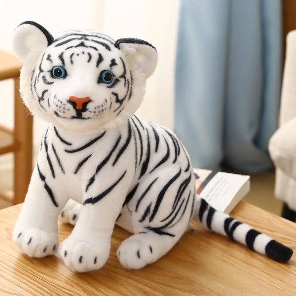 Planet Gates 23-33cm Simulation Baby Tiger Plush Toy Stuffed Soft Wild Animal Forest Tiger Pillow Dolls For Children Kids Birthday Gift