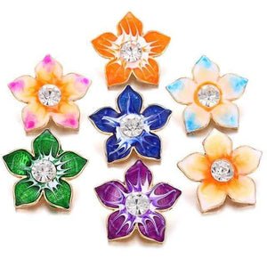 Planet Gates 23 6pcs/lot New Snaps Jewelry High Quality Love Heart  18mm Metal Snap Buttons DIY Charms Button Jewerly