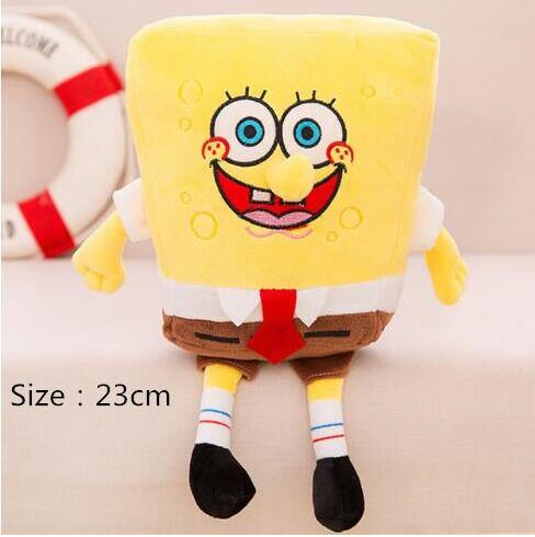 Sponge Bob Creative New 20cm Spongebob And 20 Cm Patrick Plush Toy Soft Cartoon Toy For Kids Doll Birthday Gift Home Decoration