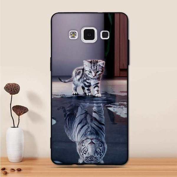 Planet Gates 23 For Samsung Galaxy A5 2015 Case Silicone Black 3D Cartoon Back Cover For Samsung Galaxy A5 2015 A500 Phone Case Funda Coque Capa