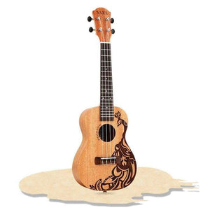 Planet Gates 23 inch /21 inch Ukulele Concert 4 Strings Musical Instruments 18 Frets Mahogany Peacock Choose