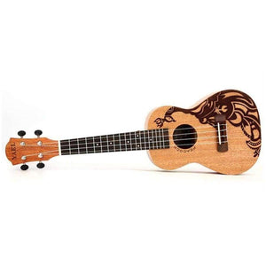 Planet Gates 23 inch /21 inch Ukulele Concert 4 Strings Musical Instruments 18 Frets Mahogany Peacock Choose