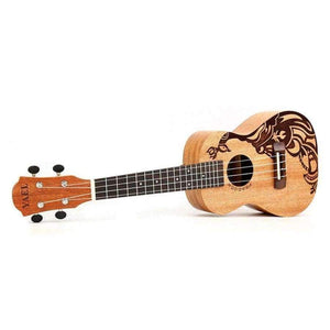 Planet Gates 23 inch /21 inch Ukulele Concert 4 Strings Musical Instruments 18 Frets Mahogany Peacock Choose