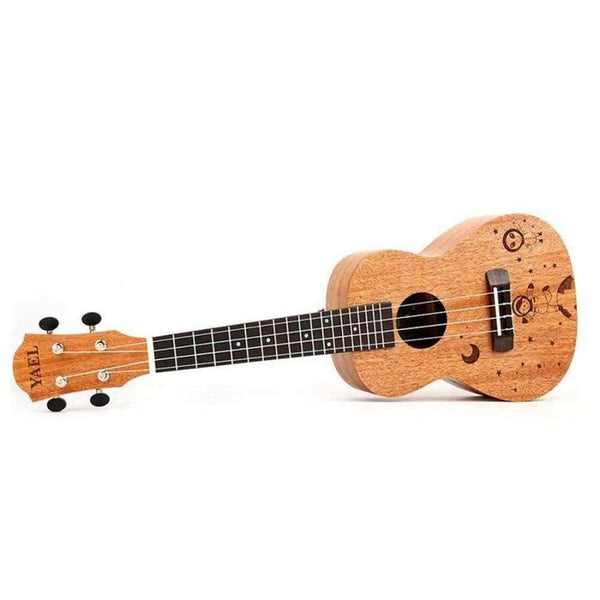 Planet Gates 23 inch /21 inch Ukulele Concert 4 Strings Musical Instruments 18 Frets Mahogany Star Choose