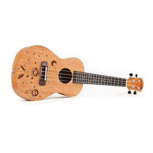 Planet Gates 23 inch /21 inch Ukulele Concert 4 Strings Musical Instruments 18 Frets Mahogany Star Choose