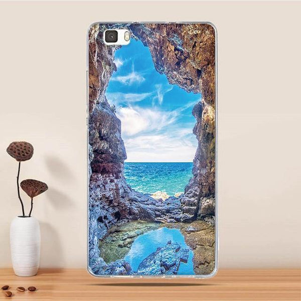 Planet Gates 23 / Soft TPU Case For Coque Huawei P8 Lite Case Cover Silicone For Capas Huawei P8 Lite 2016 ALE-L21 Case Funda For Huawei P8 Lite 2015 Cover