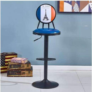 Planet Gates 23 Vintage chairs. American bar stools. Use a high - foot dining chair.