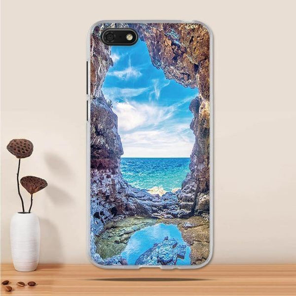 For Huawei Y5 2018 Case Cover Silicone TPU 3D Printing Funda for Huawei Y5 Prime 2018 / Honor Play 7 / Honor 7s Case Cover Coque - Planet Gates