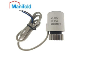Planet Gates 230v normally open Electric thermal actuator for manifold underfloor heating valve calefaccion suelo radiante actuador
