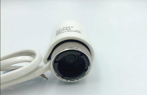 Planet Gates 230v normally open Electric thermal actuator for manifold underfloor heating valve calefaccion suelo radiante actuador